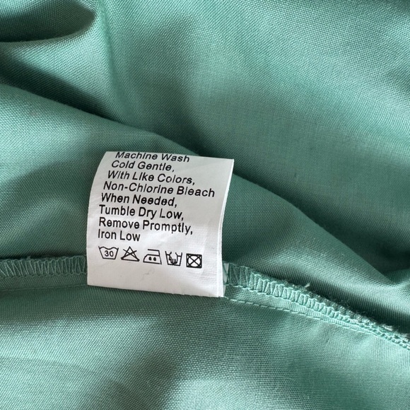 Summer long solid dress color green tube dress Size M - Picture 10 of 10